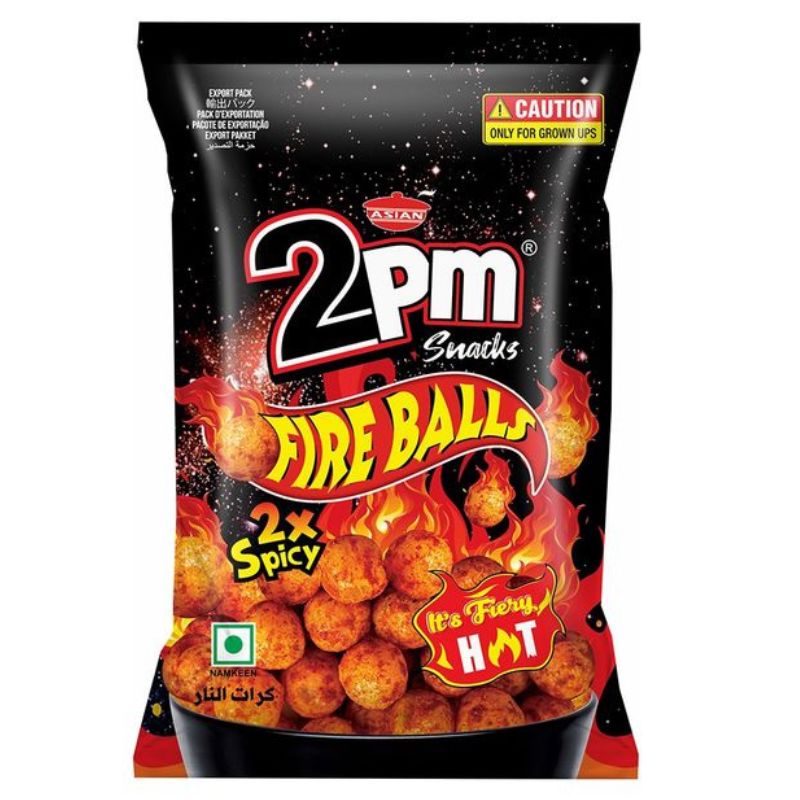 2x Spicy Fire Ball 80g - 2Pm snacks 2pm 