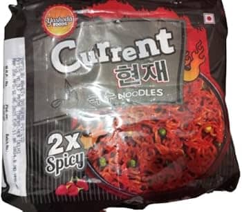 2x Spicy Instant Noodles 100g - Current Baazwsh 100gx5 