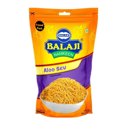 Aloo Sev 190g-Balaji snacks Bajaji 190g 