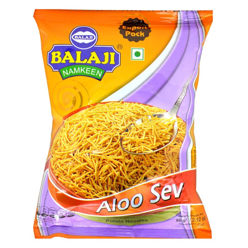 Aloo Sev 190g-Balaji snacks Bajaji 60g 