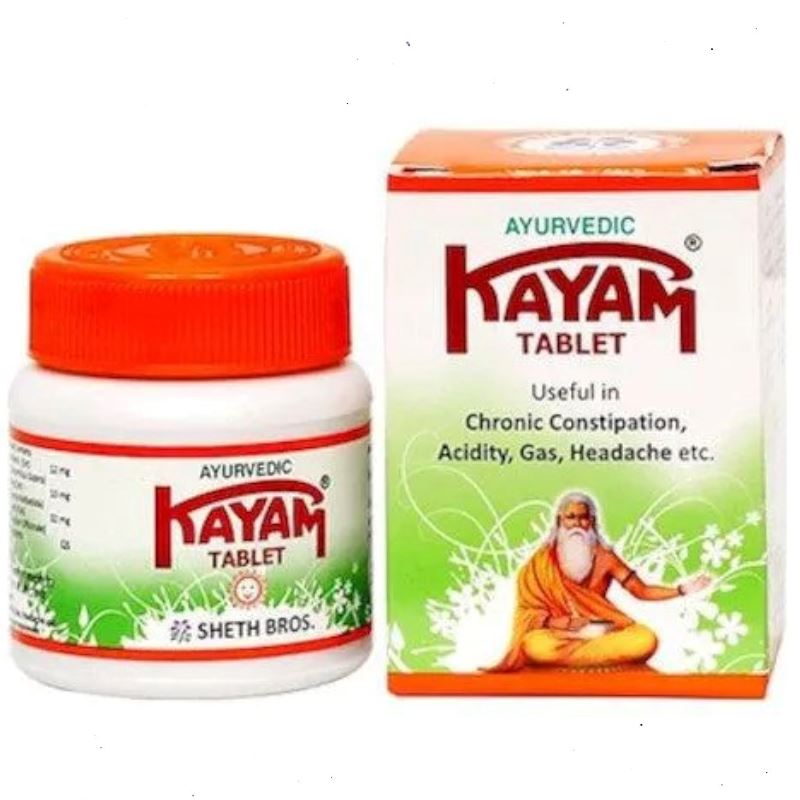 Ayurvedic Kayam Tablet 30'S Kayam Churna 