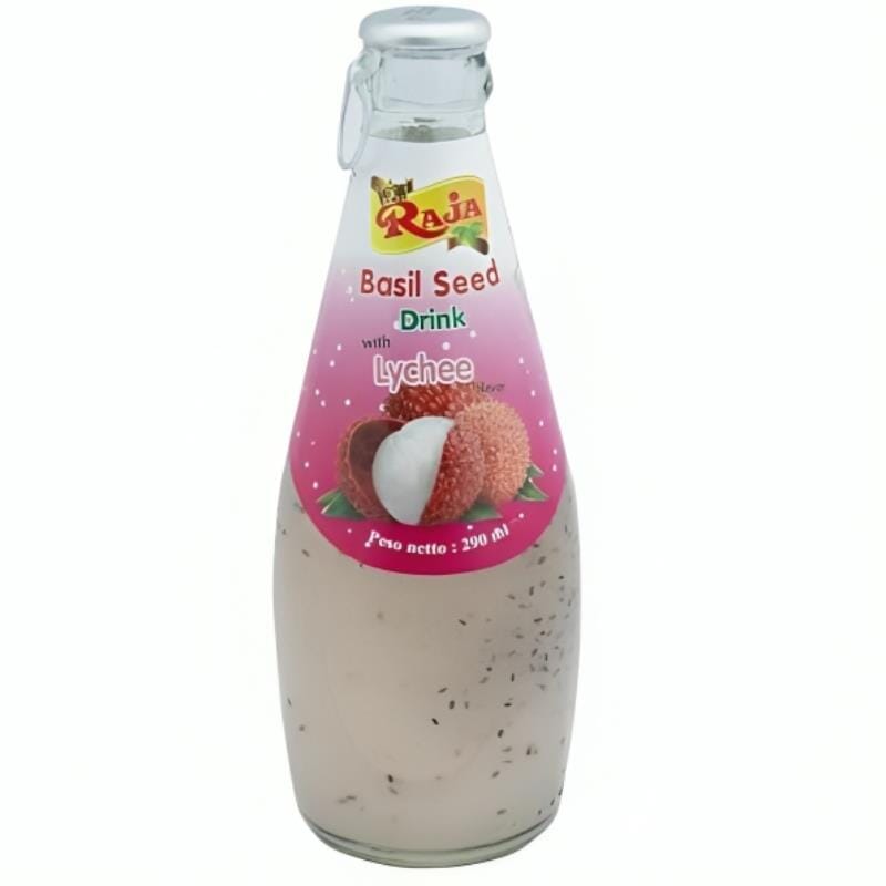 Basil Seed Drink Lychee 290ml - RAJA DRINK JUICE RAJA 