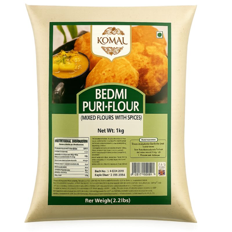 Bedmi Puri Flour 1kg - Komal flours Komal 