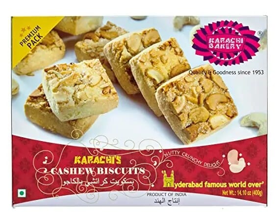 Cashew Biscuits-400g-Karachi Bakery cookies Karachi Bakeri 