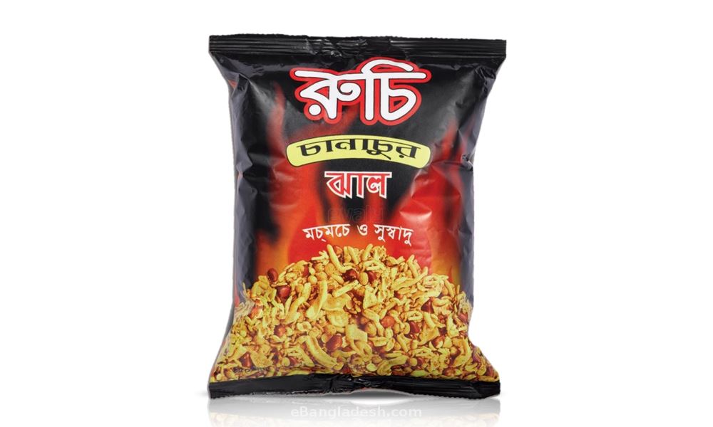 Chanachur Hot Flavor - Ruchi Baazwsh 50g 