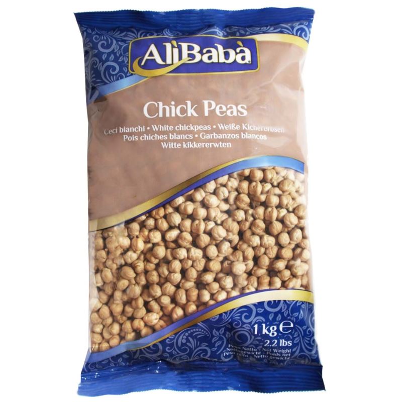 Chickpeas (White Chana) - Ali Baba Baazwsh 1kg 