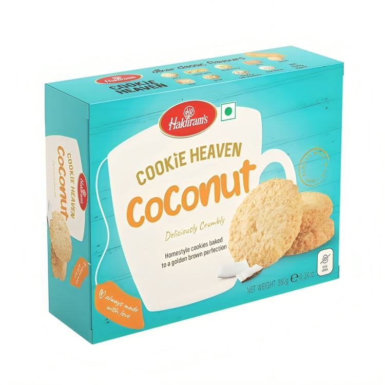 Coconut Cookies 360g-Haldiram cookies Haldiram`s 