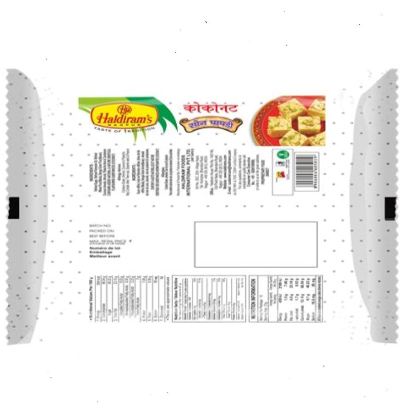 Coconut Soan Papdi 250g - Haldiram`s Haldiram`s 