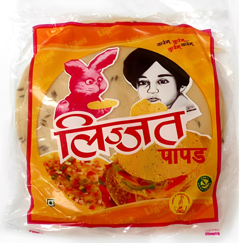 Cumin Papad (Jeera) 200g - Lijjat Lijjat 