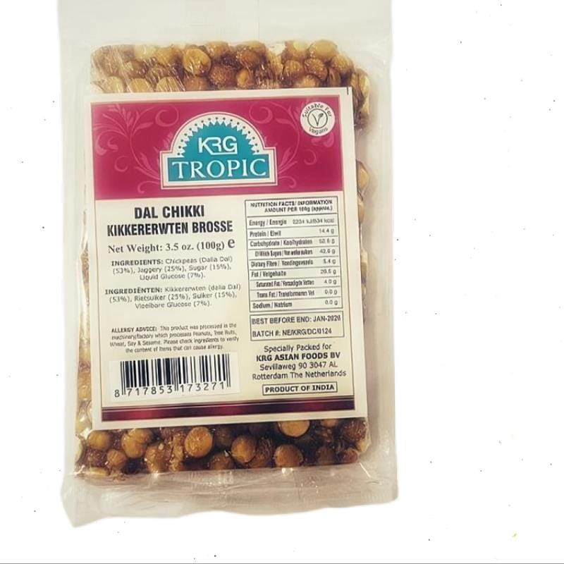 Dal Chikki 100g-Krg snacks Krg 