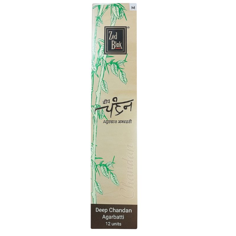 Deep Chandan Agarbatti 12stks - Zed Black Incense Zed Black 