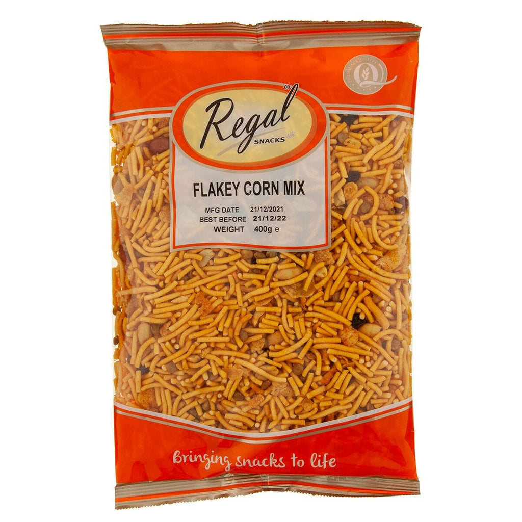 Flakey Corn Mix 375g-Regal snacks Regal Snacks 