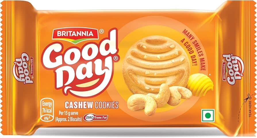 Good-Day Cashew Cookies - Britannia Britannia 200 