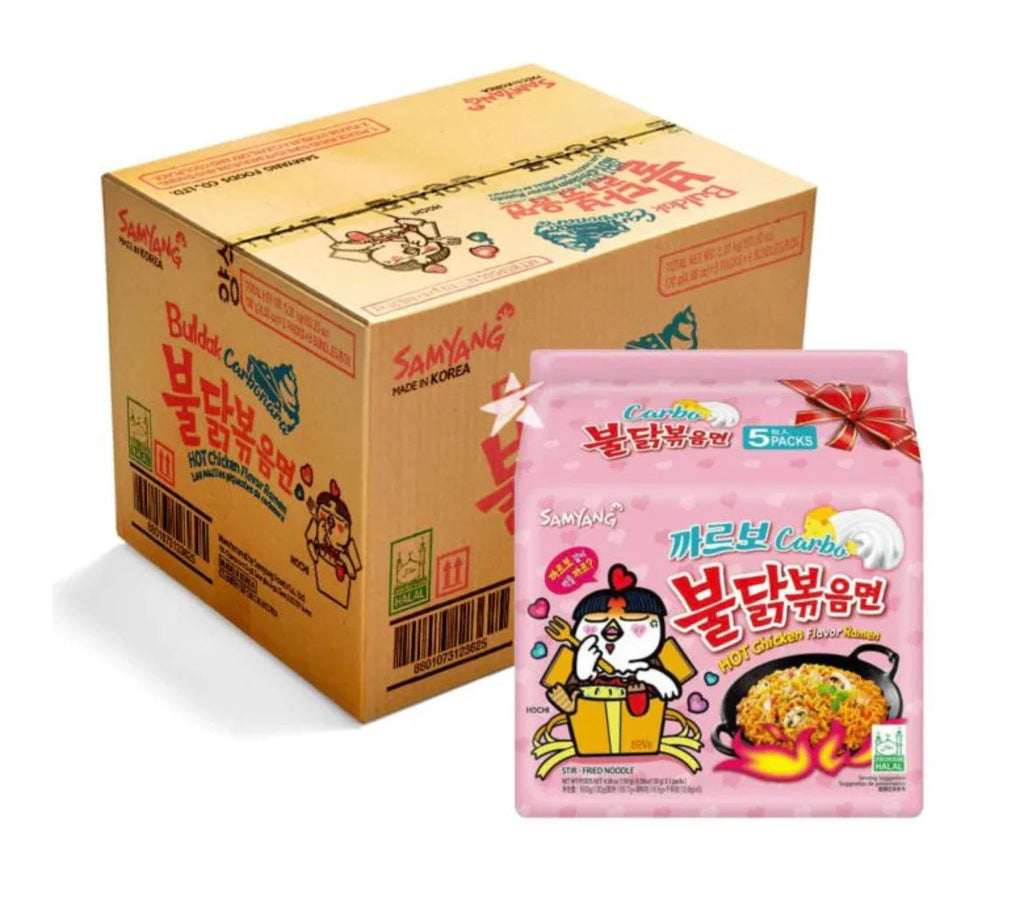 Hot Chicken Carabonara Ramen Noodle 130g-Samyang Baazwsh 130gx40 