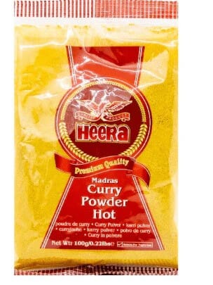 Hot Madras Curry Powder-100g - Heera Spice Heera 