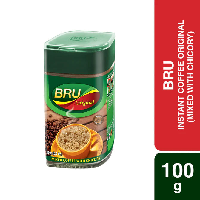 Instant Coffee Jar 100g - BRU Baazwsh 