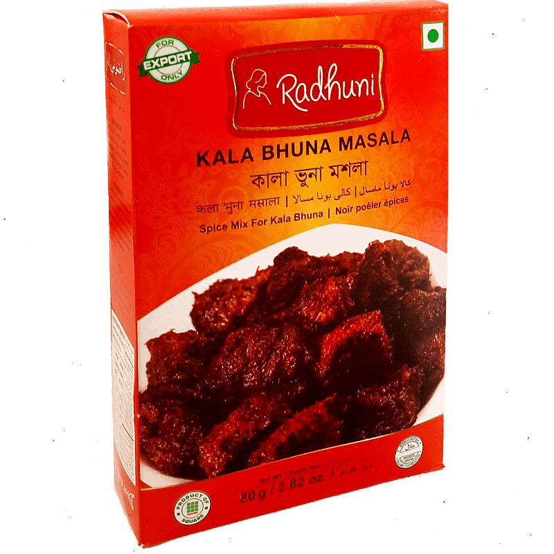 Kala Bhuna Masala 80g - Radhuni Baazwsh 