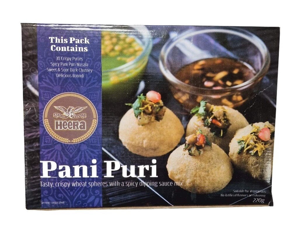 Pani Puri (Gol Gappy) 30pcs w/masala-Heera snacks Heera 