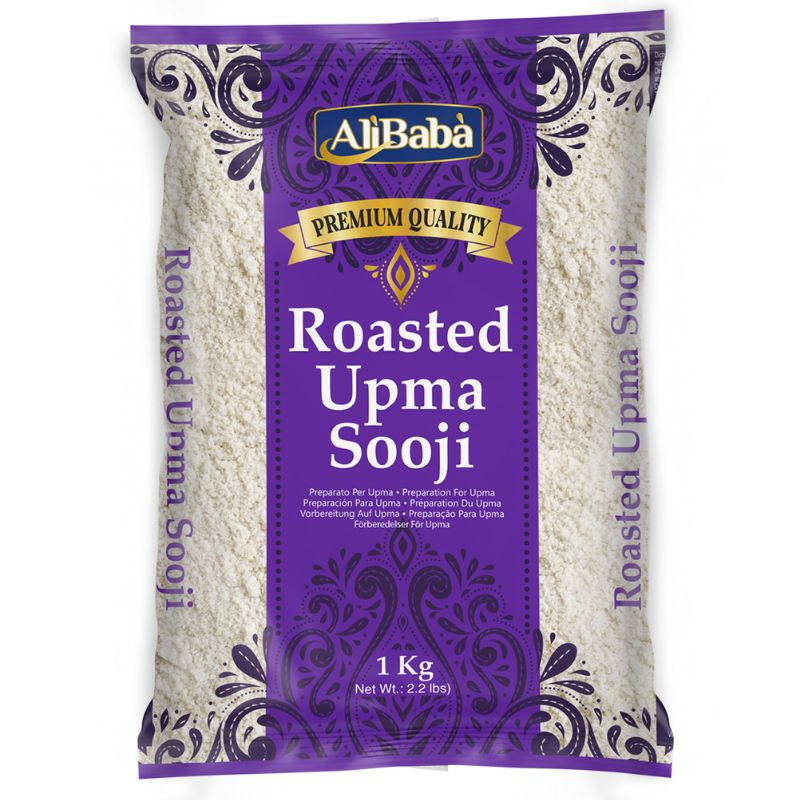 Roasted Upma Sooji (Suji) 1kg - Ali Baba flours Ali Baba 