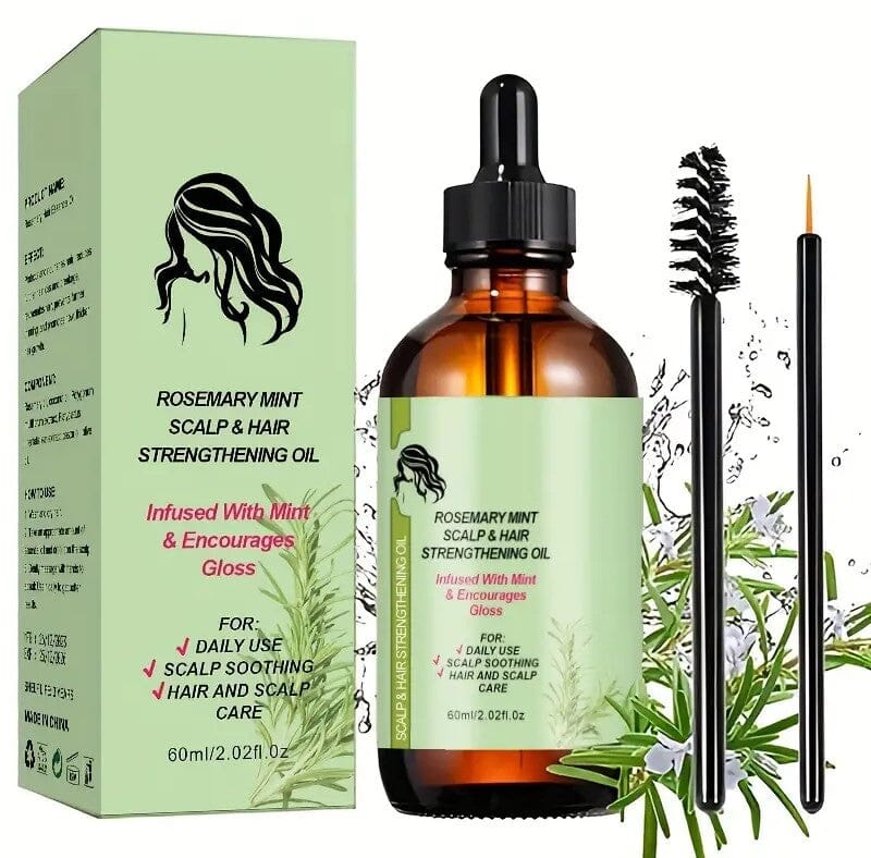 Rosemary Mint Hair Oil 60ml oil Baazwsh 