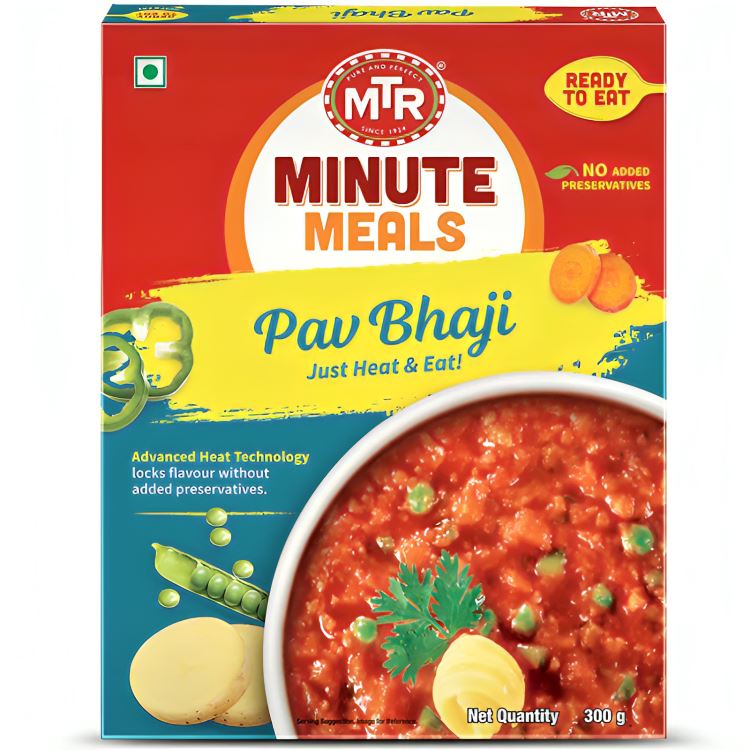 Rte Pav Bhaji-300g-Mtr READY TO EAT Mtr 