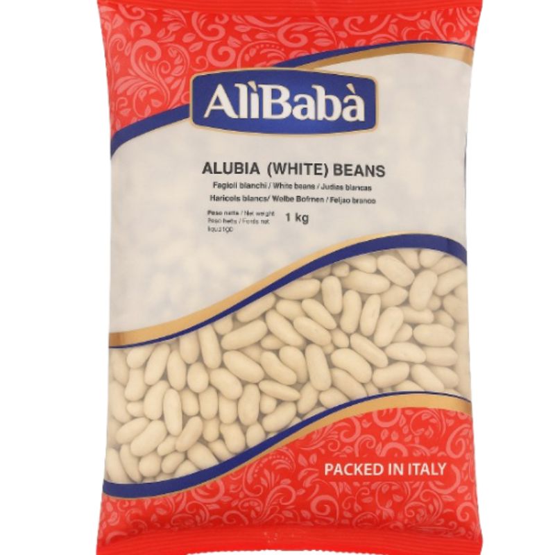 White Kidney Beans (Alubia) 1kg - Ali Baba BEANS Ali Baba 