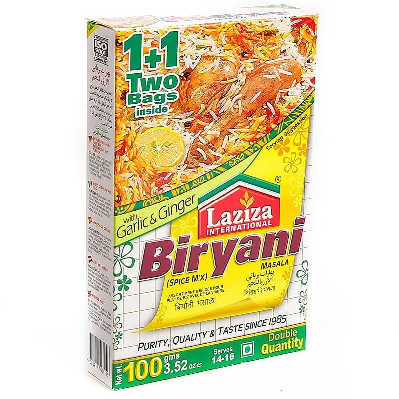 Biryani Masala 100g - Laziza Baazwsh 