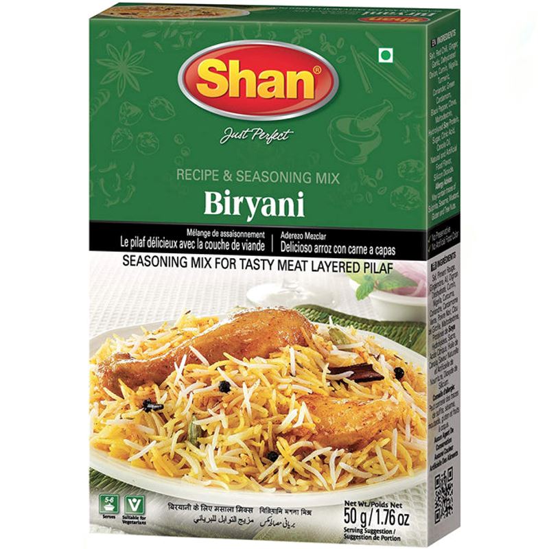 Biryani Masala 100g - Shan Baazwsh 50g 