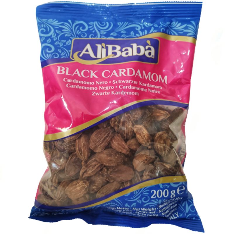 Black Cardamom (Moti Elaichi) 50g - TRS/Ali Baba Spice Baazwsh 200g 