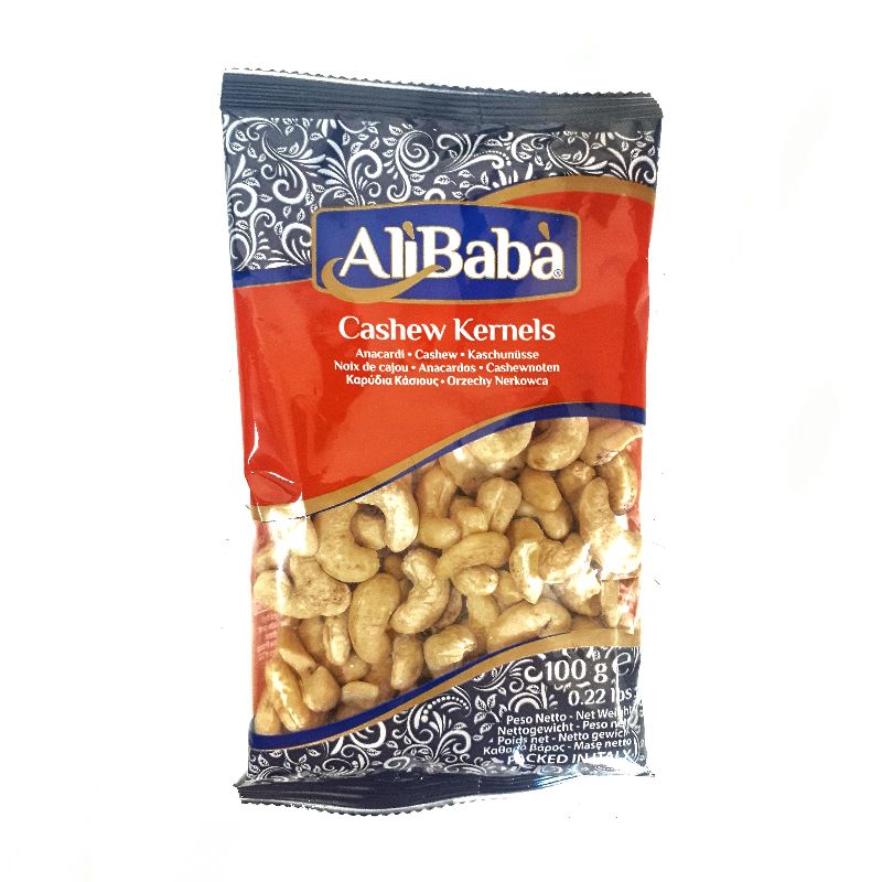 Cashew Kernels (Caju/Kaju) 100g - Ali Baba Baazwsh 