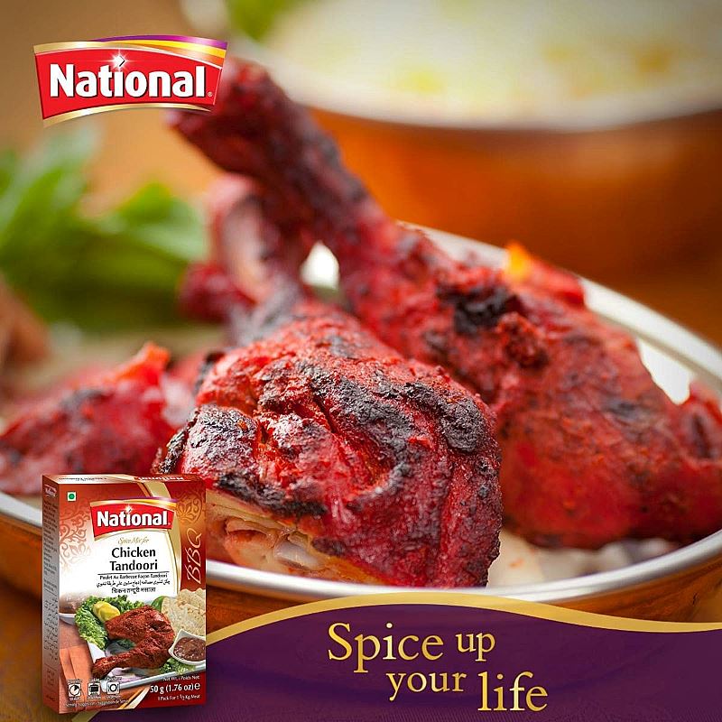 Chicken Tandoori Masala 82g - National Baazwsh 