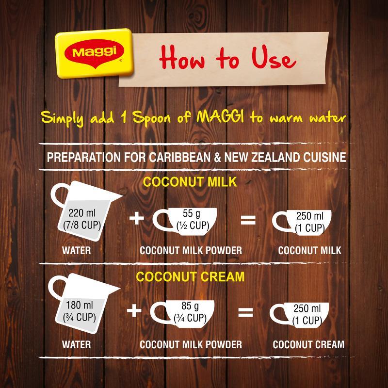 Coconut Milk Powder 300g - Maggi Spice Baazwsh 
