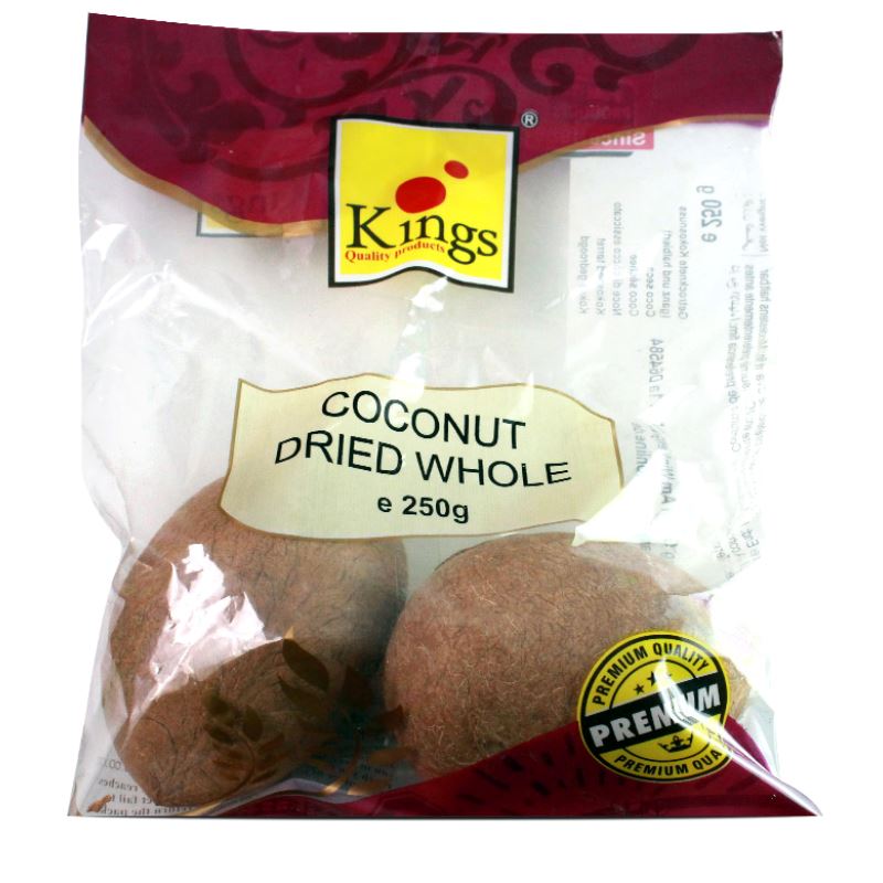 Dried Coconut Whole (Nariyal) 250g - Kings Baazwsh 