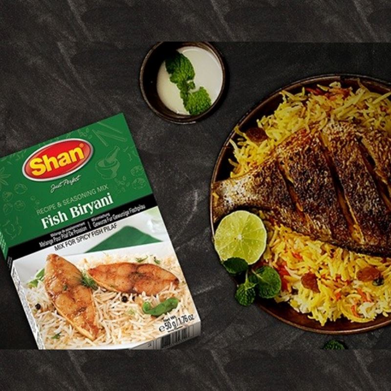 Fish Biryani Masala 50g - Shan Baazwsh 