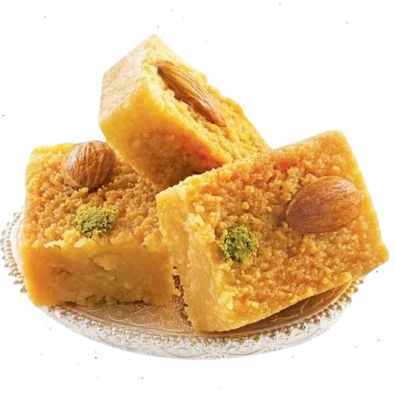 Fresh Besan Barfi (Sweet) 400g - Ali Baba Baazwsh 