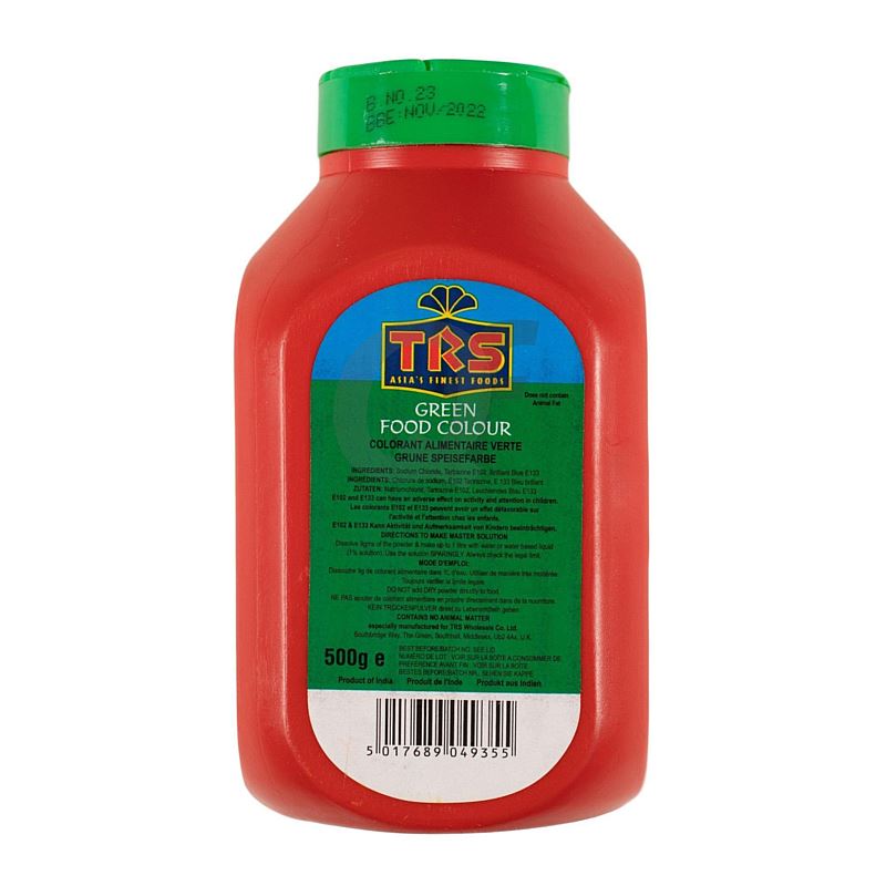 Green Food Colour 500g - TRS Spice Baazwsh 