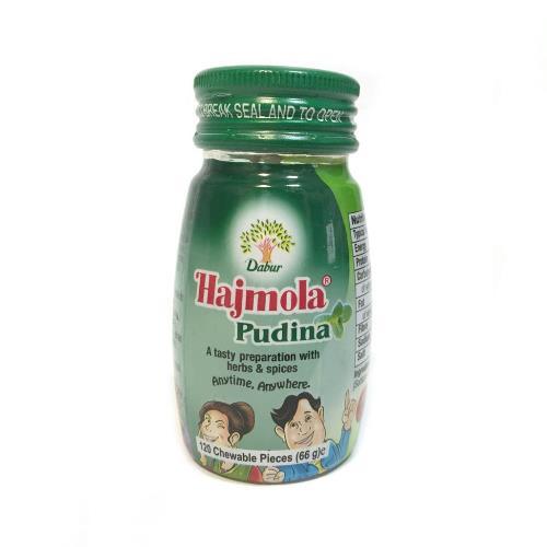 Hajmola Mint Tabs (Pudina) 120's - Dabur Baazwsh 