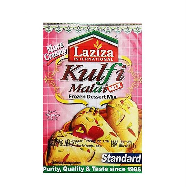 Kulfi Malai Mix Standard 155g - Laziza Baazwsh 