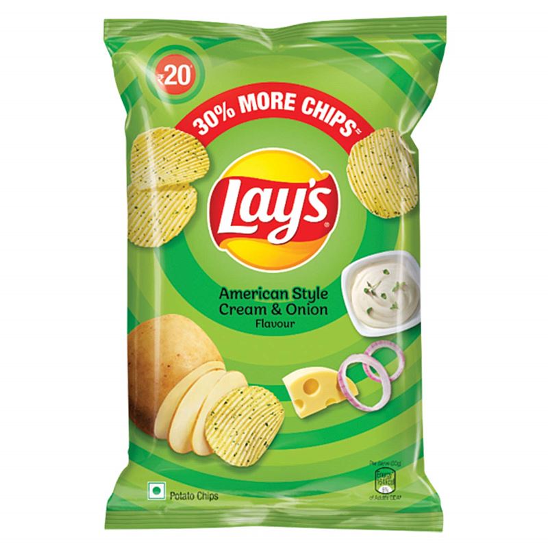 Lays American Style Cream & Onion 52g Baazwsh 