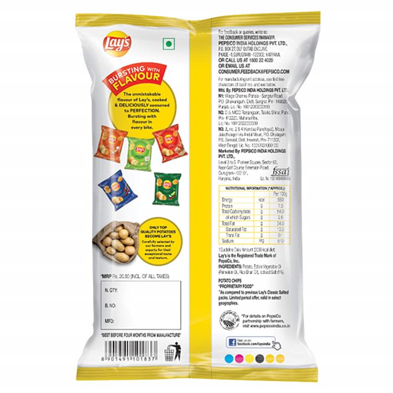 Lays Classic Salted 52g Baazwsh 