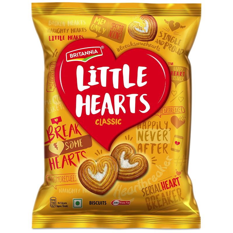 Little Hearts 75g - Britannia Baazwsh 