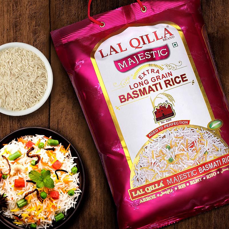 Majestic Basmati Rice (Extra Long) 5kg - Lal Qilla Baazwsh 