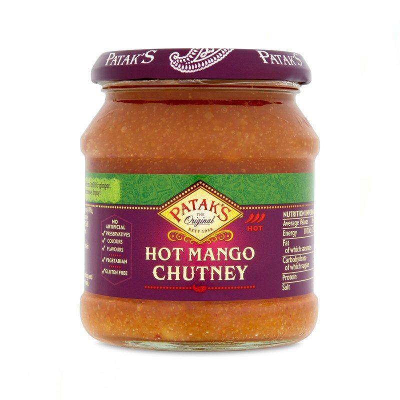 Mango Chutney (Hot) 340g - Patak's Baazwsh 