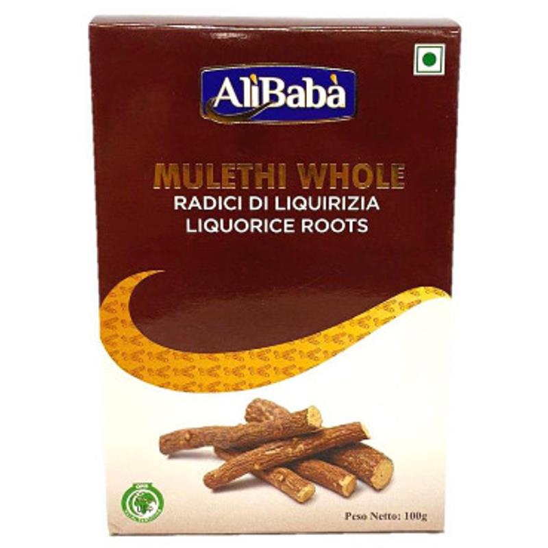 Mulethi Whole (Liquorice Roots) 100g - Ali Baba Baazwsh 