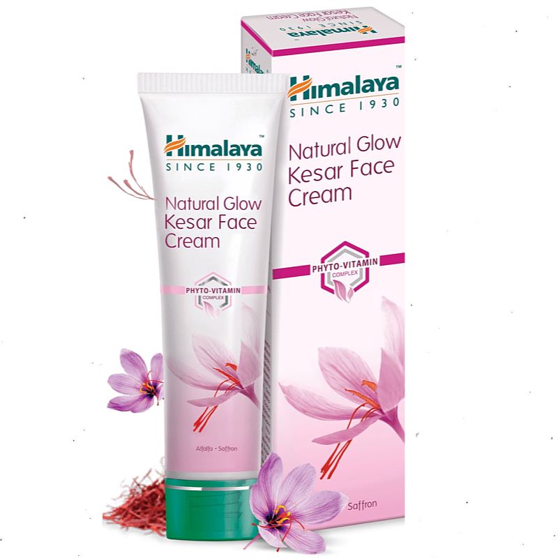 Natural Kesar Face Cream 25g - Himalaya Baazwsh 