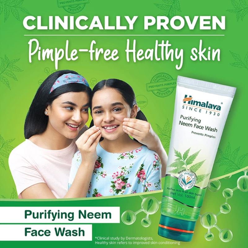 Neem Face Wash 100ml - Himalaya Baazwsh 