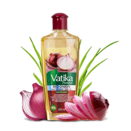 Red Onion Oil 200ml - Vatika Baazwsh 