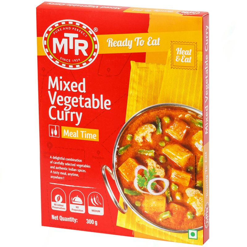 RTE Mixed Vegetable Curry 300g - MTR Baazwsh 