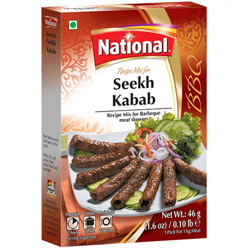 Seekh Kabab 92g - National Baazwsh 