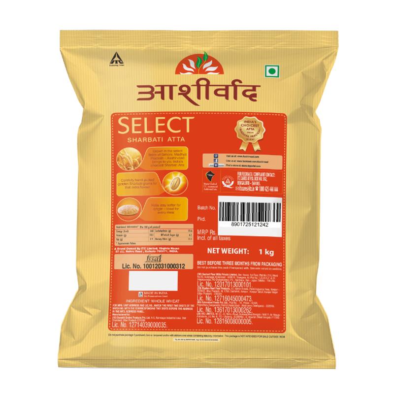 Select Sharbati Atta 5kg - Aashirvaad Baazwsh 